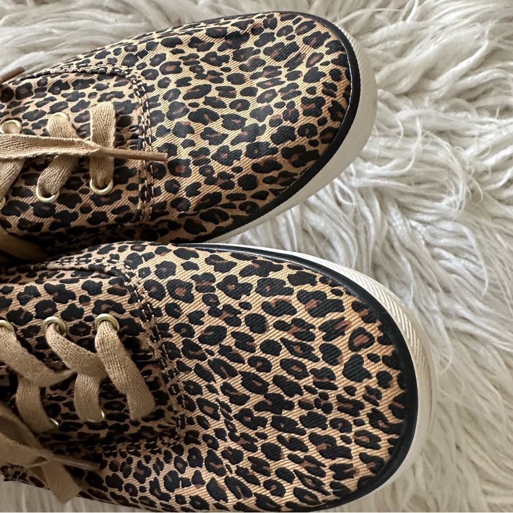 Keds‎ animal leopard print/pink sneaker flats ladies size 9.5 - Picture 4 of 9